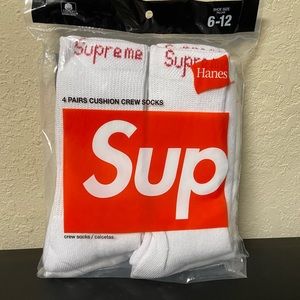 Supreme x Hanes collaboration